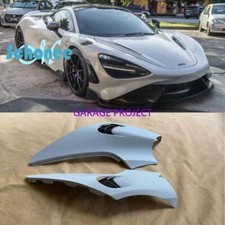 frp carbon fiber front bumper side fender for mclaren 720s upgrade 765lt style picture