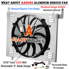 Shroud+Electric Fan+Relay For 2004-2012 Chevy Colorado GMC Canyon 2.8L 2.9L 3.7L picture