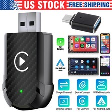2in1 Mini Dongle for CarPlay & Android Auto Plug Play Bluetooth 5.0 Auto Connect picture