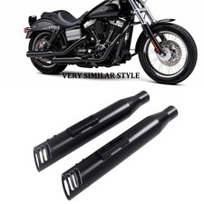 Rumble Tone 3.0'' Slip on Mufflers for Harley Dyna Exhaust Upgrading 2006-2017` picture