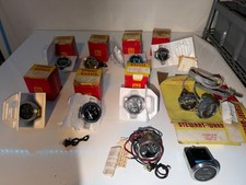 LOT OF STEWART WARNER GAUGES PLEASE READ picture