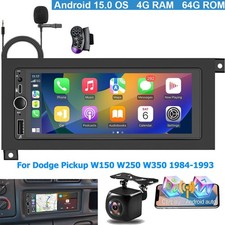 For 1984-1993 Dodge Pickup W150 W250 W350 Android 15 Carplay Car Stereo FM WIFI picture