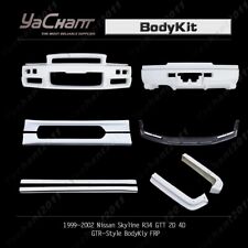 FRP GTR-Style BodyKit Bumper Lip Spats For 99-02 Nissan Skyline R34 GTT 2D picture