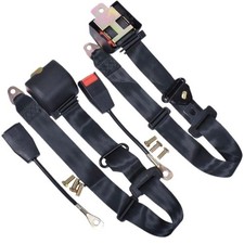 3 Point Front Seat Belt Mazda Retractable Adjustable Direct Fit picture