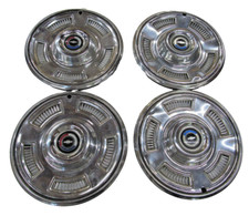 Sey Of 4 Vintage 1960's Chevelle Chevrolet Chevy  Hub Caps picture