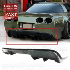 For Corvette C5 97-04 Carbon Fiber Direct Add-On Shark Fin Rear Bumper Diffuser picture