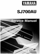 1990-2019 Yamaha SJ700 Superjet Service Shop Repair Manual, Comb Bound picture