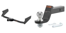 CURT Trailer Hitch Tow Kit 2in Receiver Class 3, Ball Mount, Pin & Clip - 13470 picture