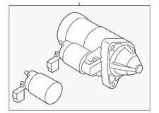Genuine Mazda Starter PE07-18-400 picture