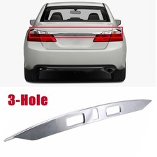 Rear License Garnish Molding Chrome Trunk Trims For 2013 2014 2015 Honda Accord picture