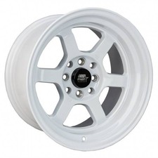 One 16x8 MST Time Attack 5x114.3 20 White Wheel Rim 73.1 picture