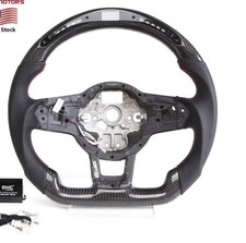 Carbon Fiber LED Steering Wheel for VW Mk7 Mk7.5 Golf Gti Jetta Polo 2015-2020 picture