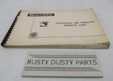 Bultaco Original Factory 1969 El Bandido Motorcycle Catalog Parts List picture