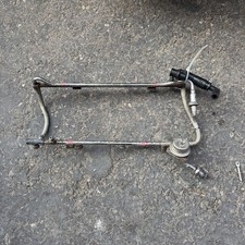 87-93 FORD F250 351w V8 5.8 OEM FUEL INJECTOR RAILS & 3 BOLT PRESSURE REGULATOR picture