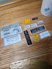 Ducati 600 750 900 SS warning & service full decal sticker set ステッ� picture