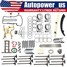 Engine Rebuild - Gasket Piston Bearing Timing Chain Set Fit Buick Chevrolet 1.4L picture