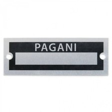 Blank Data Vin Plate - Pagani picture