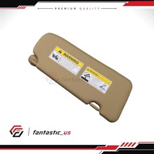 Beige Front Left Driver Side Sun Visor For 17-2022 Honda CR-V W/Mirror Light US picture