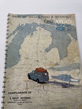 VTG 1969 Rand Mc Nally’s Road & Reference Atlas Pontiac GTO 442 Olds picture