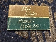 1964 Buick Le Sabre Wildcat Electra 225 Owner's Guide picture