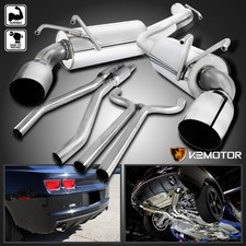 Fits 2010-2015 Chevy Camaro 3.6L V6 Stainless Dual Muffler Catback Exhaust picture