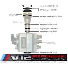Pro HPFP Rebuilding Kit BMW V12 N73 Bosch High Pressure Fuel Pump Single Bank picture