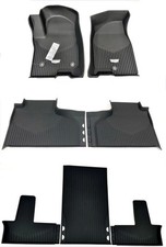 2021-2027 Cadillac Escalade Front 2nd 3rd Row Premium Floor Liners Black OEM GM picture