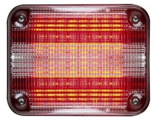 90RR5FCR 900 Series Super LED Light Red LED Clear Lens 12V 14 Patterns picture