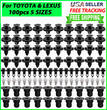 100x TOYOTA & LEXUS Trim Panel Clips Bumper Fender Push Pin Rivet 7 8 9mm Engine picture