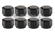 AN10 10AN Flare Cap with Internal O-Ring ORB Black Aluminum High Quality (Qty 8) picture