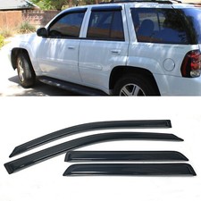 Fit for 2002-2009 Chevrolet TrailBlazer Window Visors Rain Sun Guard Vent Smoked picture