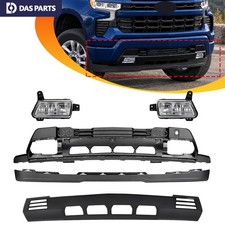 For 2022-2026 Chevy Silverado 1500 w/LED Fog Lights Front Lower Bumper Cover Kit picture