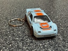 Ford RS200 RS 200 Keychain Gulf Blue Hot Wheels Matchbox picture