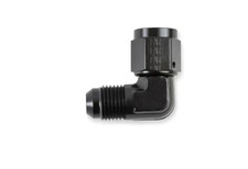 Earl's 90 Degree 4AN Male to 4AN Female Swivel Adapter Aluminum Black AN Fitting picture