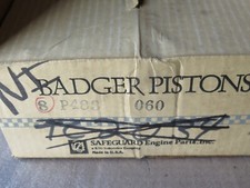 Badger P483 .060 Piston Set of 8. Fits: Pontiac V8 4.9L 1977-81 (7-B1) picture
