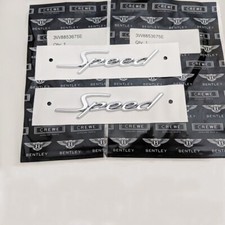 Bentley Continental GT GTC Speed Sidehead Fender Badge Set P/N  3W8853675E picture
