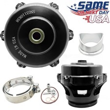 Q Series 50mm Blow Off Valve BOV (Ver. 2) fits TIAL V-Band Flange BLACK - USA picture