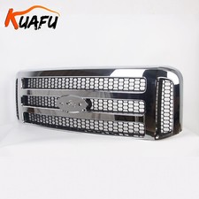 Grille For Ford 1999-2004 Super Duty F250 F 250 F350 F450 F550 Excursion Chrome picture
