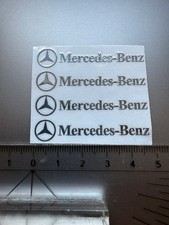 NEW (4PCS) Mercedes Benz Sticker Logo / Chrom / Emblem /Mercedes picture