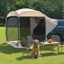 Alvantor® Pop Up Screen House, 4 in 1 Outdoor Camping 7'x7'x7.5'H, Beige  picture