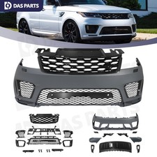 Fits 2018-2022 Range Rover Sport Complete Front Bumper Grille Kit w/Fog Lamps picture