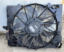 2006-2010 BMW 650i RADIATOR COOLING FAN MOTOR SHROUD ASSEMBLY OEM picture