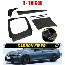 5-50X Carbon Fiber Cover Center Dashboard Console Panel Fit BMW 4 Series G22 G26 picture