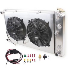 For 1968-1972 Buick Skylark 1971-1989 Electra 3-Row Aluminum Radiator Shroud Fan picture