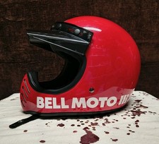 Bell Moto-3 Helmet  Classic Style 2016 Model Medium Size Very Nice Overall Bell picture