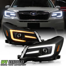 For 2014-2016 Subaru Forester HID/Xenon LED Switchback DRL Projector Headlights picture