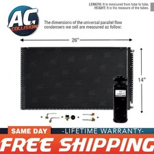 CNFP1426KT Kit AC A/C Universal Condenser Parallel Flow 14 x 26 with Drier picture