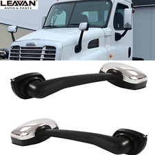 For 2008-2016 Freightliner Cascadia Hood Mirrors Chrome Manual LH+RH Side Pair picture