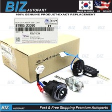 Genuine Ignition Lock Cylinder & 2 Keys for 2016-2021 Hyundai Tucson 81905-D3080 picture