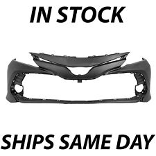 NEW Primered Front Bumper Cover Face for 2018-2020 Toyota Camry L LE & LE Hybrid picture